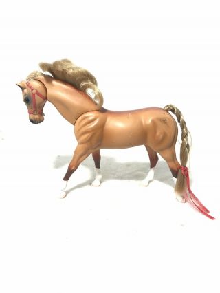Vintage Grand Champion Horse Figure Sorrel Mane & Tail/ Collectible Bows Head