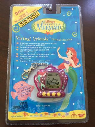 The Little Mermaid Virtual Friend Electronic Aquarium Toy Tamagotchi Purple