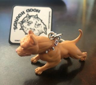 Hood Hounds Pitbull Pit Bull Dog Keychain Key Chain Bulldog Bully Terrier
