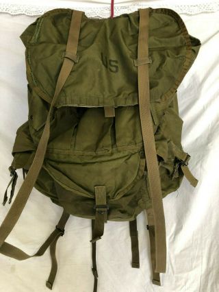 Large Alice Pack Lc1 W/ Shoulder Straps Military Spec.