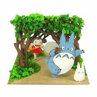 Sankei Studio Ghibli Mini My Neighbor Totoro Secret Tunnel Non - Scale Paper Craft