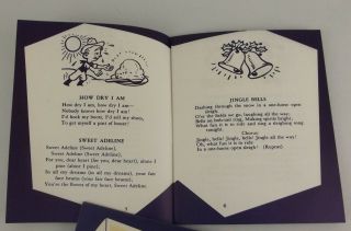 3 Eckels Ice Cream Popular Song Book Vintage Sing Along Ephemera Circa 1940s - 50s 3
