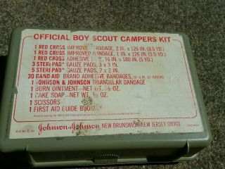 Vintage Boy Scout Campers First Aid Kit