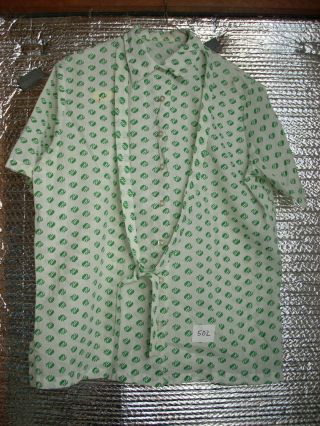 Girl Scout 1981 - 90 Adult Leader Uniform Blouse Small Shortsleeved