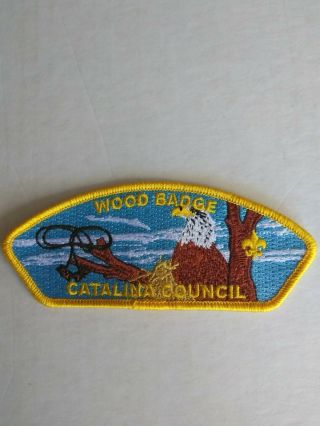 Catalina Council Csp Sa - ? Wood Badge Eagle Yellow Border Issue