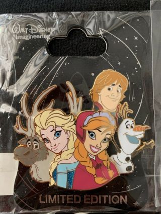 Frozen Elsa Anna Cluster Wdi Le 250 Disney Pin