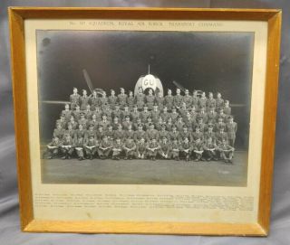 Vintage Aviation Royal Air Force Raf 167 Squadron Transport Command Photograph