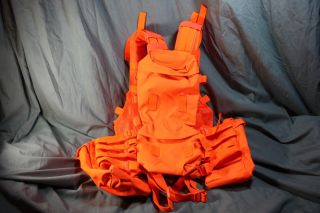 Blaze Orange Hunting Vest/ South African/ Rhodesian Style Police Tactical Lbv