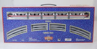 Nib Walt Disney World Monorail Set Train & Track W/ Red Stripe