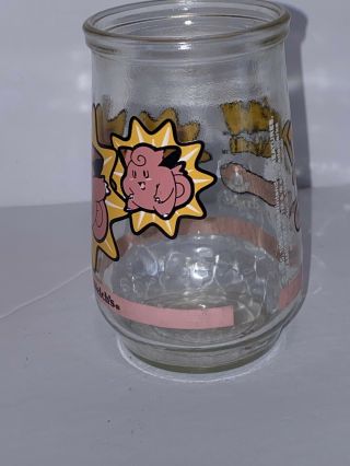 Pokemon 35 Clefairy Welchs Jelly Jar Juice Glass 1999 Nintendo Collectible Cup 2