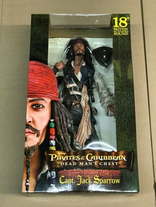 Disney Pirates Of The Caribbean Dead Mans Chest 18 " Jack Sparrow Doll -