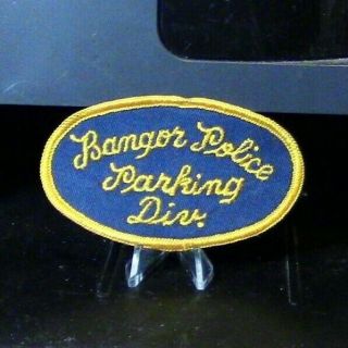 Retired Patch: Bangor,  Maine Police Parking Division Patch