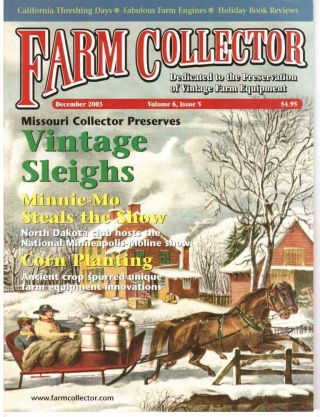 Antique Horse Drawn Sleighs,  Corn Planting Equipment Inventions
