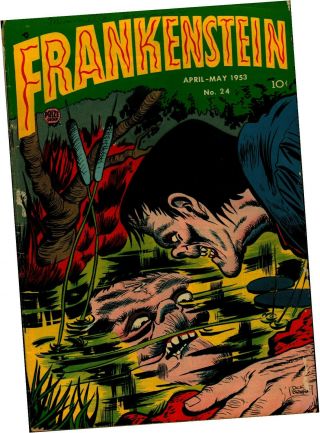 Frankenstein 24 (prize) - Dick Nriefer Art; The Face Of Horror