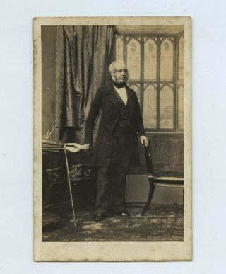 Lord Palmerston C1860s Cdv Photo By Camille Silvy