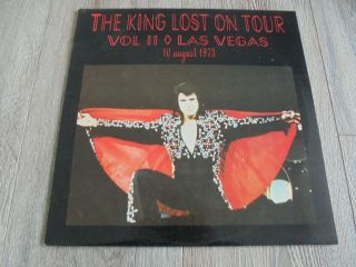 Elvis Presley - The King Lost On Tour Vol.  Ii Las Vegas 1973 Usa Lp Basta