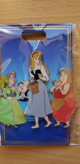 Disney D23 Expo Wdi Mog Pin Sleeping Beauty Aurora Heroines Sidekicks Le300 Pins