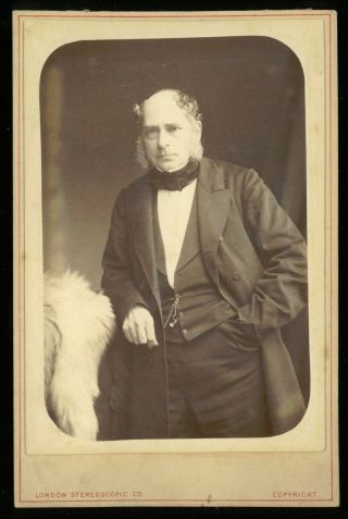 Cabinet Card - Sir Henry Bessemer,  Signed Inventor - By L.  S.  C.