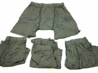 4 Pack Flame Resistant Military Boxer Shorts Foliage Green Fire Retardant Med