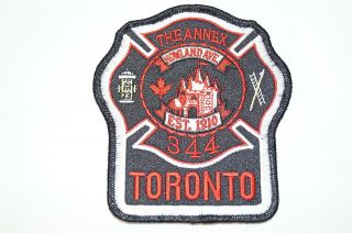 Canadian Fire Department Station Patch 344 Annex Howland Avenue Toronto