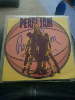 Pearl Jam Ten Basketball 12 " Vinyl Picture Disc