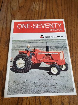 Vintage Allis Chalmers 170 Tractor Brochure Agco Wd D21 D19 D17 D15 D14