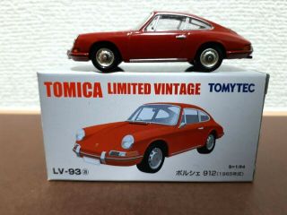 Rare Tomytec Tomica Limited Vintage Lv - 93a Porsche 912