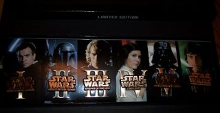 Disney D23 Expo 2015 Exclusive Star Wars Episodes I - Vi Boxed 6 Pin Set Le 500