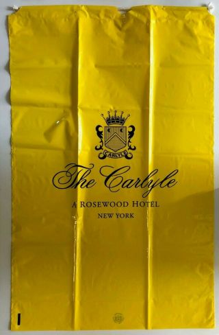 5 - Star The Carlyle Hotel York Guest Room Drawstring Laundry Bag