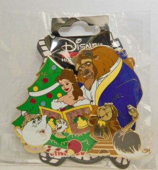 Disney Dssh Dsf Beauty And The Beast Christmas Carolers Jumbo Series Le Pin
