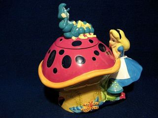 Alice In Wonderland Disney Treasure Craft Cookie Jar -