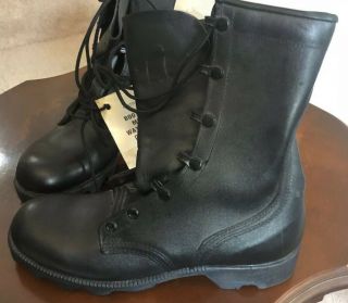 US military size 5 R Combat Black boot NS 8 - 93 speed Laces WaterResistant 2
