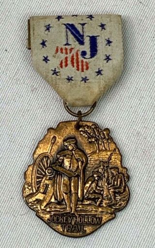 Vintage Boy Scouts Jockey Hollow Trail Medal