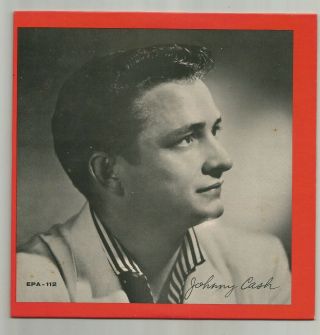 Rockabilly E.  P W Pic Cover - Johnny Cash - Country Boy - Hear - 1958 Sun Epa 112