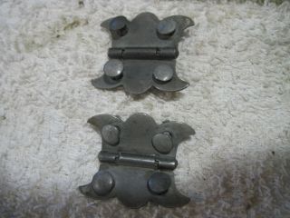 Vintage 1941 Singer Featherweight 221 Case Rear Hinges And Pins.