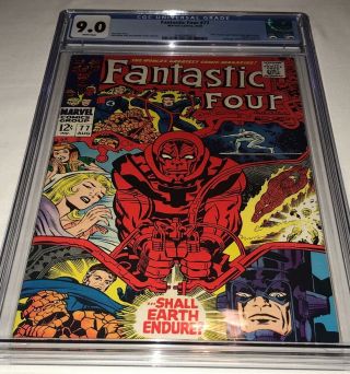 Fantastic Four 77 Cgc 9.  0 White Pages Full Page Ad For Silver Surfer 1