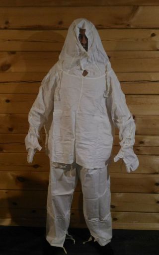White Camouflage Robe For Soldiers Of The Soviet And Russian Army 2 Size