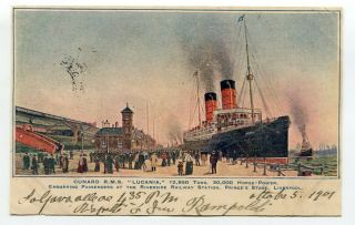 - - - Rf33 Lucania Cunard Line Official 1901 - - -