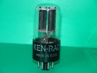 Vintage Ken Rad 6sn7 Gt Vacuum Tube 1950 Bogey Balanced 2670|2660