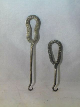 Two Vintage Button Hooks From Herpolsheimer 