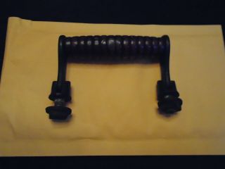 Vintage Singer Sewing Machine Bentwood Case,  Wooden Handle Assembly