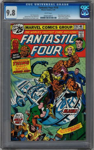 Fantastic Four 170 - Marvel - May,  1976 - Cgc 9.  8 - Hcgc - 1 Of Only 40 In 9.  8