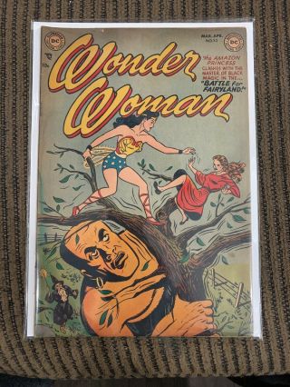 Wonder Woman 52 Dc Comic Book Golden Age
