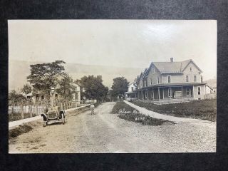 Rppc - Blain Pa - 1745 - Street View - Houses - Auto - Perry County - Pennsylvania - Real Photo