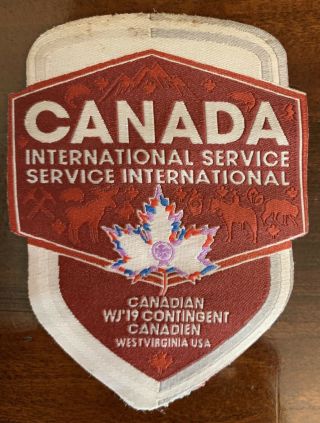 24th 2019 World Scout Jamboree Official Wsj Canada Ist Badge Patch
