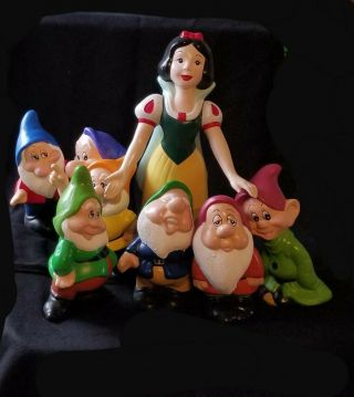 Large Garden Statues Snow White And The Seven Dwarves