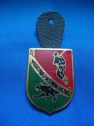 Portugal Africa War Paratroopers Parachute Mortuns Sed Nom Victus Badge 46mm