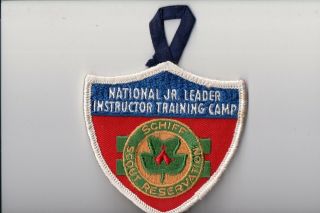 National Jr.  Leader Instructor Training Camp Schiff Scout Reservation [cm0093]