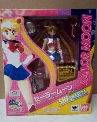 Opened Box Sailor Moon S.  H.  Figuarts Figure Bandai Tamashii Nations Authentic