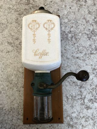 Vintage 1915 (?) Adroit Mfg Co Coffee Grinder